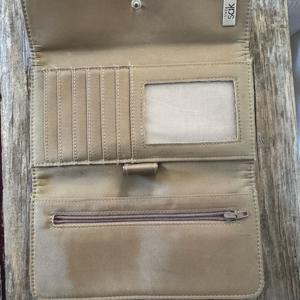 The Sak Tan Knit Clutch Wristlet - Picture 3 of 7